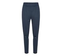 Kaffe Women's Women's Pants Elastic Waist Tapered Legs Regular Fit Midrise Waist Pants, Midnight Marine,