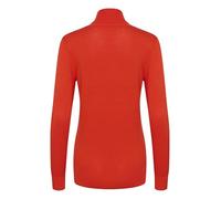 Kaffe Women's Rollneck T-Shirt Long Sleeves Slim Fit Hip Length Rib Edges Pullover