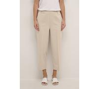 Kaffe Women's Sakura Elastic Waist Suit Trousers in Light Beige | Size: 8