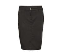 Kaffe Women's Slim fit Kalea Rivet Skirt, Black Deep, 10