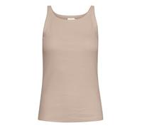 Kaffe Women's Tank Top Scoop Neck Skinny Fit Sleeveless Rib Jersey