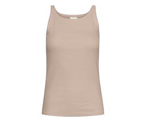Kaffe Women's Tank Top Scoop Neck Skinny Fit Sleeveless Rib Jersey