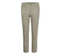 Kaffe Women's Women's Jeans Twill Cropped Slim Fit Midrise Waist Regular Waistband Jeans, Vetiver,