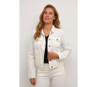 Zelina Denim Jacket Plain Kaffe White 10