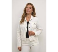 Kaffe Zelina Denim Jacket In Off White Off White 18