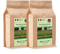 Kaffee Globetrotter - Coffee with Heart - Mexico Finca Las Chicharras - 2 x 1000 g Medium Ground - For Coffee Machines - Fair Trade Grilled Coffee | Economy Refill Pack