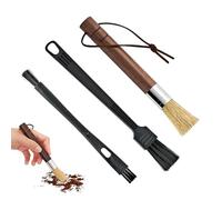 KaffeeMühle Cleaning Brush | 3-Piece Hand Cleaning Set for Coffee Machines, Cleaning Tool for Espresso Machines - for Latte, Coffee, Kitchen, Baking, Flour Tattoo