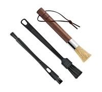 KaffeeMühle Cleaning Brush, 3-Piece Manual Portable Cleaning Set for Coffee Machines, Brush Tool for Coffee Grinders, Coffee, Espresso, Latte, Baking, Food, Flour, Dough Preparation