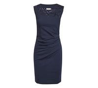 Midnight Marine Vivi Dress with Lace - female - Kaffe - Short Dresses - Blue - M - Dresses M