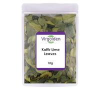 Kaffir Lime Leaves 10g by Virgolden - Pure Natural Kaffir Lime Leaves, Aromatic and Distinctive Flavor
