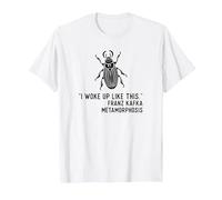 Kafka Metamorphosis I Woke Up Like This T-Shirt, Men, White, Medium