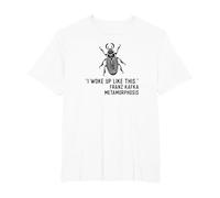 Kafka Metamorphosis I Woke Up Like This T-Shirt, Men's Big and Tall, White, 4X Tall