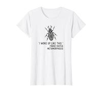 Kafka Metamorphosis I Woke Up Like This T-Shirt, Women, White, 3X-Large