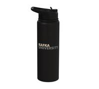 Kafka University Sarcastic Existential Anxiety Stainless Steel Insulated Water Bottle