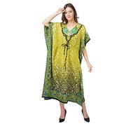 Kaftans Women Plus Size Full Length Dress for Ladies Beautiful Long Kaftan Nightwear Maxi UK only Purple