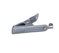 KafTon 10 Pack Electrical Crocodile Clips - Non-Insulated - 5 Amp - 50mm, 25 Amp - 75mm, 50 Amp - 95mm Clips - Mild Steel with Zinc Plating (25 Amp - 75mm)