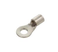 KafTon 10 Pack - Open End Uninsulated Terminal Cable Copper Ring Terminals Connector for Battery Earth Cables (10mm x 10mm²)