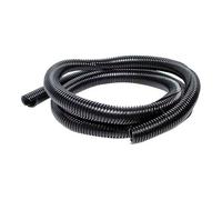 KafTon 10mm Black Conduit 3M Split Plastic Flexible Cable Tidy Solution Tube Trunking - UV Resistant High Flexibility & Fatigue Life - Very High Abrasion, Impact and Shock Resistance