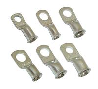 KafTon 10x Copper Tube Terminals 6mm to 95mm Cable Welding Crimp Terminal Ring Lug Battery Starter (16mm² - 5mm)