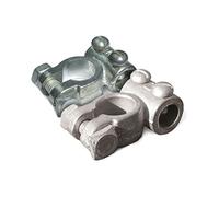 KafTon 2PCS Solderless Car Battery Terminal Clamp Connectors, 9.5mm, 12V, Positive and Negative Pair