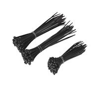KafTon 45 Pieces Assorted Black Cable Ties Zip Tie Wraps