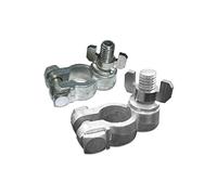 KafTon Battery Terminals 10mm Wing Nut, 1 positive 1 negative - 2 Pack