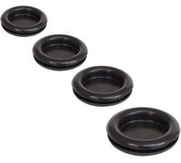 KafTon Blanking Grommets Hole Cover Closed Bung Stopper Rubber Black 6mm to 50mm (100, 12mm)
