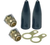 KafTon BW and CW Cable Gland Packs for Indoor and Outdoor Use, SWA Armoured Cables (BW Cable Gland: 32mm - (2 Sets))