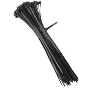 KafTon Cable Ties 300mm x 4.8mm Black - 1000 Pack for Home Office Garden