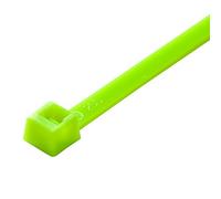 KafTon Fluorescent Green Cable Tie 100mm x 2.5mm - (Pack of 100)