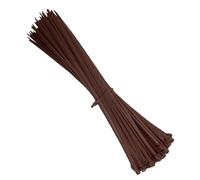 KafTon Pack of 100 Black Cable Zip Ties,UL Nylon, Perfect for PC, Bicycle Tie Wrap DIY Home Wire Vegetable Garden Office (Brown, 100mm x 2.5mm)