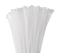 Kafton Pack of 100 Natural Cable Zip Ties, UL Nylon, Perfect for PC, Bicycle Tie Wrap DIY Home Wire Vegetable Garden Office (300mm x 4.8mm) Natural