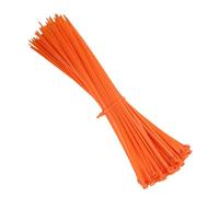 KafTon Pack of 100 Orange Cable Zip Ties, UL Nylon, Perfect for PC, Bicycle Tie Wrap DIY Home Wire Vegetable Garden Office (200mm x 4.8mm) Orange