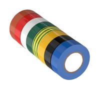 KafTon PVC Electrical Insulation Tape 19mm 20m & 33m PVC Electrical Wiring Repair, Flexible, Strong Adhesion, Chemical Resistant, Universal (Brown, 19mm x 20m)