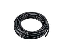 KafTon PVC Sleeving Electrical Wire Cable Earth Green and Yellow Blue Brown Black (6mm, Black)