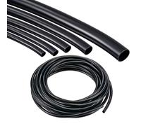 KafTon PVC Tube Wire Harness Tubing Black, Sleeve for Wire Sheathing Electrical Wire Protection (5mm - 5M)