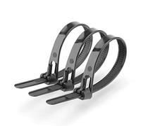 KafTon Releasable/Reusable Cable Ties 7.6mm x 250mm Black - Pack of 1000