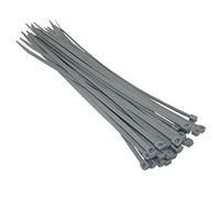 KafTon Silver/Grey Cable Ties 140mm 200mm 300mm Strong Nylon Zip Ties