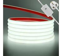 KAFULA 0.5M Dimmable COB LED Neon Light Strip, IP65 Waterproof Flexible, 220V FCOB LED Light Strip CRI90+, can be Cut Every 50CM | 288 LEDs/m || 6000K White Light | Home Decoration