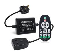 KAFULA 220-240V LED strip light dimmer, 23 keys RF 1500W dimmer controller, remote control to adjust the brightness, suitable for high voltage Christmas lights/bulbs/strip lights.