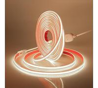 KAFULA 220V COB LED Light Strip [29m, Natural White 4000K], 288 LEDs/m IP65 Waterproof Flexible FCOB LED Fairy Light CRI90+, Double-Sided Tape Installation, can be Cut Every 50cm, Home Decoration