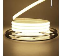KAFULA 220V COB LED Neon Rope Light 3M, Width: 10mm, Natural White 4000K FCOB LED Fairytale Light, CRI 90+, Uniform and No Dark Spots, for Bedroom Cabinet Kitchen Decoration (No Power Supply)