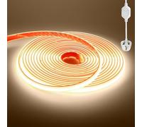 KAFULA 288 LEDs/m Silicone COB LED Light Strip 2m Natural White 4000K, 220V-240V IP65 Waterproof Flexible Cuttable FCOB LED Rope Light CRI85+, Kitchen Bedroom Garden Decoration LED Fairy Light