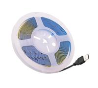KAFULA 5V 0.5M/1.64FT 320LEDs Ice Blue Light USB COB LED Light Strip LED TV Backlight CRI90+ FCOB Flexible Fairy Light Strip USB Powered for Bedroom Under Cabinet Kitchen DIY Lighting Project