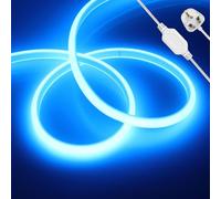 KAFULA Wisada 14M COB LED Neon Rope Light, Ice Blue Cuttable Waterproof Flexible LED Strip Light, DIY Design, Suitable for Bedroom, Living Room, Game Room, Kitchen, Party and Shop Decoration