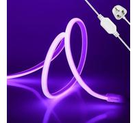 KAFULA Wisada 14M COB LED Neon Rope Light, Purple Cuttable Waterproof Flexible LED Strip Light, DIY Design, Suitable for Bedroom, Living Room, Game Room, Kitchen, Party and Shop Decoration