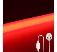 KAFULA Wisada 2M COB LED Neon Rope Light, Red Cuttable Waterproof Flexible LED Strip Light, DIY Design, Suitable for Bedroom, Living Room, Game Room, Kitchen, Party and Shop Decoration