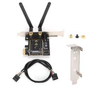 Kafuty-1 PCI-E 1X to KEY A-E Adapter Card, PCI-E to NGFF M.2 WIFI Wireless Module Adapter, KEY A-E Network Expansion Card, for WINXP, WIN7, WIN8, WIN10, LINUX System