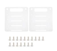 Kafuty 4 Layer Transparent Hard Disk Drive Rack, 2Pcs Acrylic Plate, HDD DIY Desktop Computer Cage Tray Holder, Support to Install 4x 3.5 inch or 2.5 inch Hard Drive.