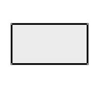 Kafuty 60''/72''/84''/100'' 120'' Inch Projector Screen 16:9 HD 4K Portable Foldable Projection Screen with Black Edging and Hanging Holes Suitable for Home, Open-Air Cinema etc.(72 inch)